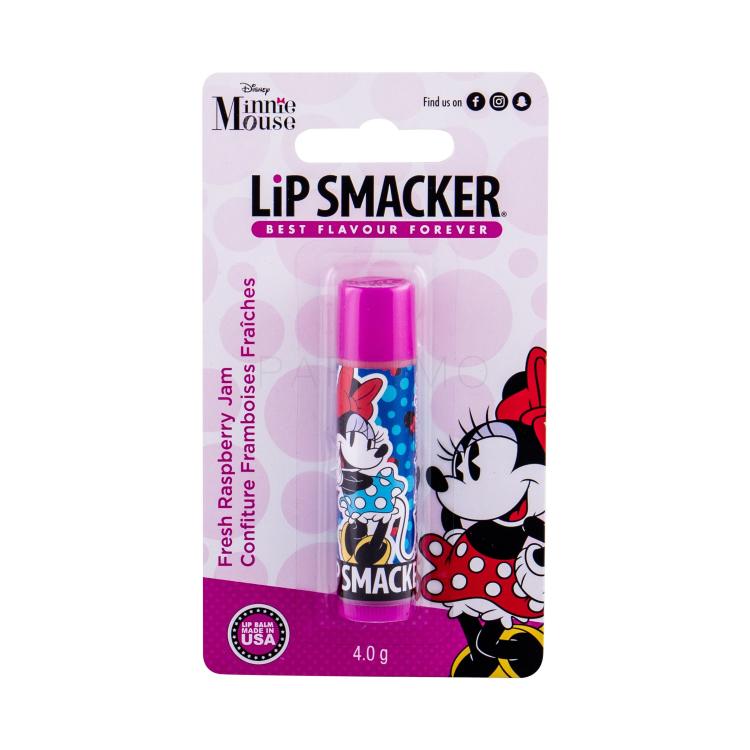 Lip Smacker Disney Minnie Mouse Balzam za ustnice za otroke 4 g Odtenek Fresh Raspberry Jam