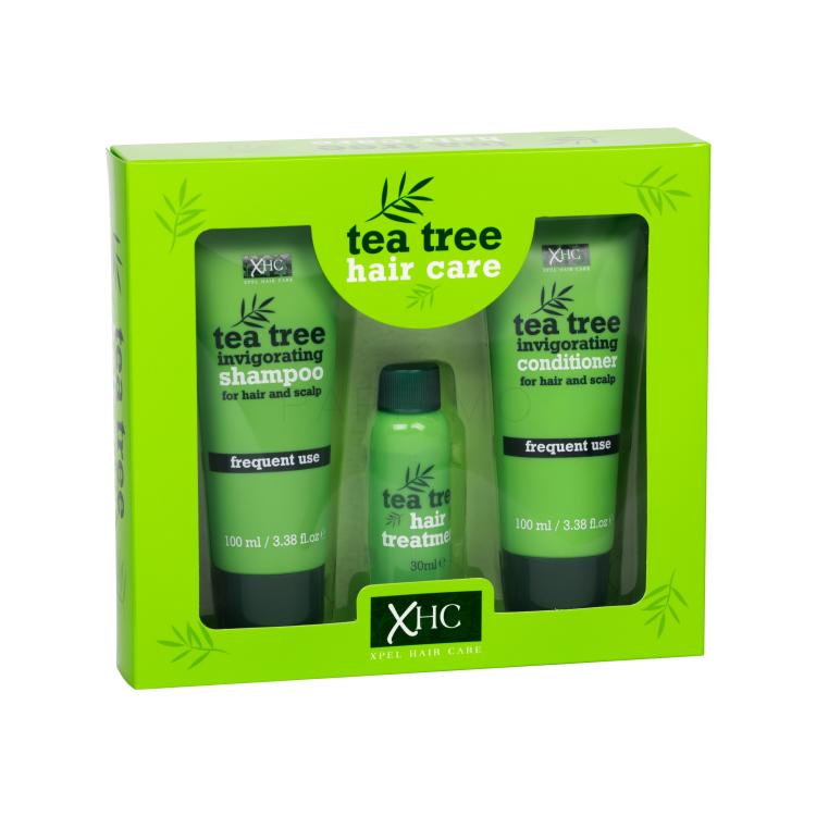 Xpel Tea Tree Darilni set šampon 100 ml + balzam 100 ml + serum za lase 30 ml