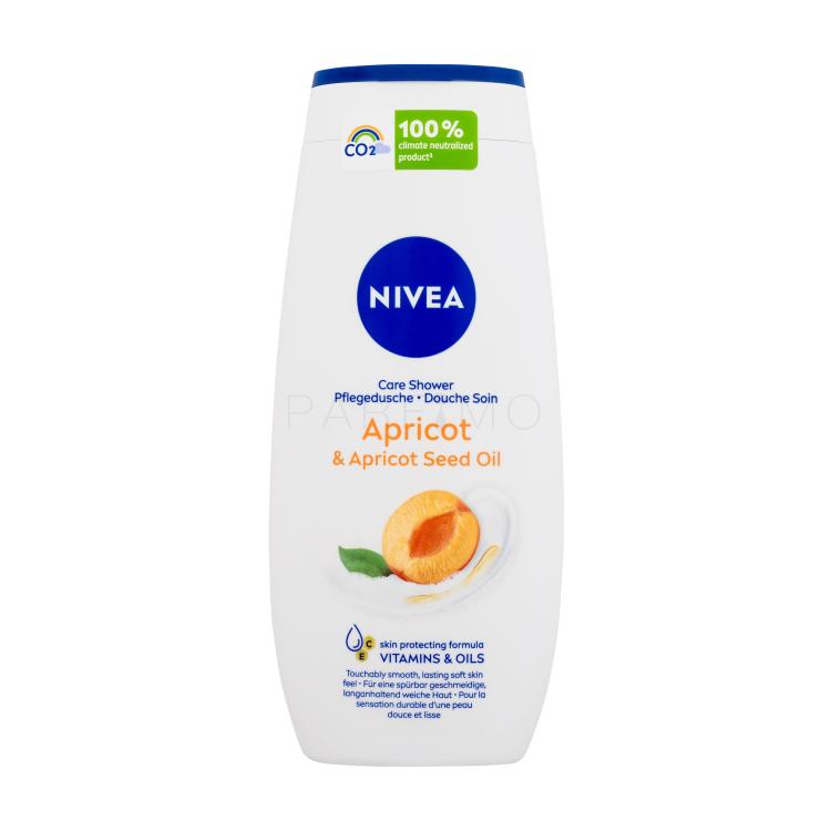 Nivea Apricot &amp; Apricot Seed Oil Gel za prhanje za ženske 250 ml