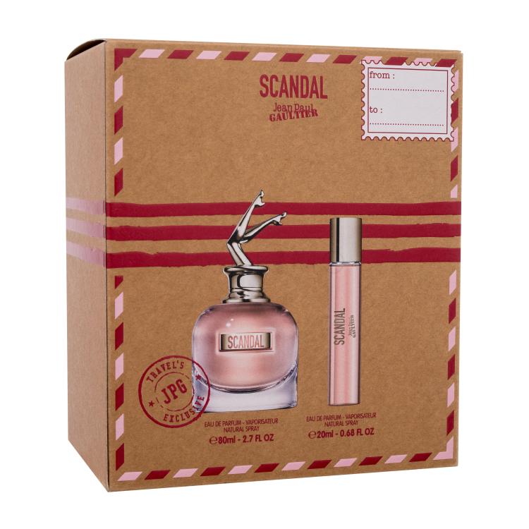 Jean Paul Gaultier Scandal Darilni set parfumska voda 80 ml + parfumska voda 20 ml