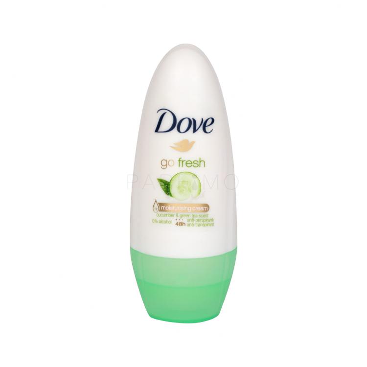 Dove Go Fresh Cucumber &amp; Green Tea 48h Antiperspirant za ženske 50 ml