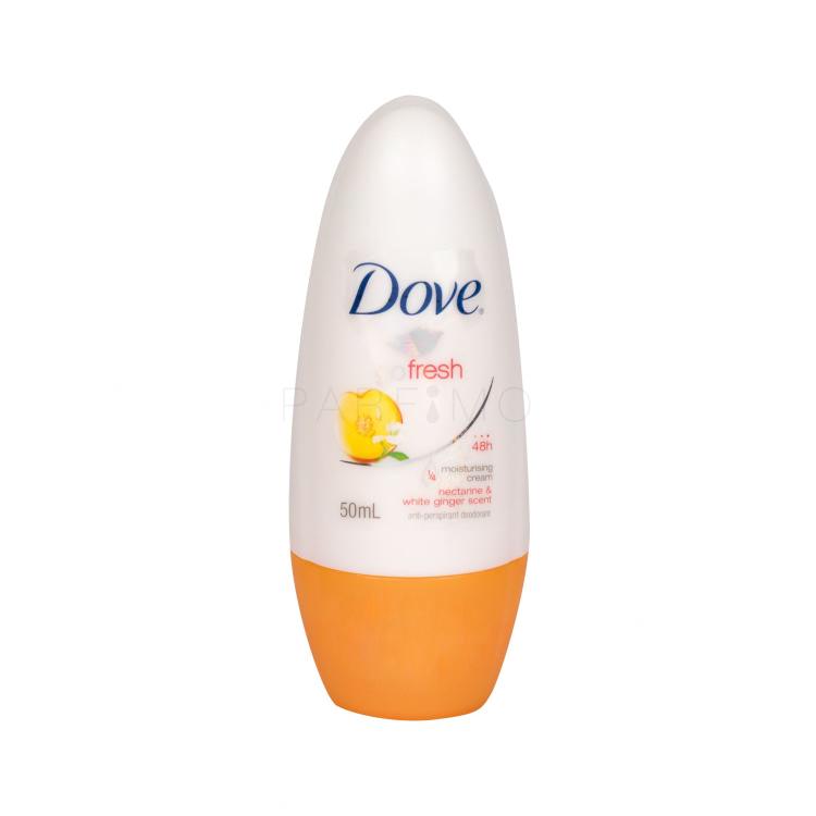 Dove Go Fresh Nectarine &amp; White Ginger 48h Antiperspirant za ženske 50 ml