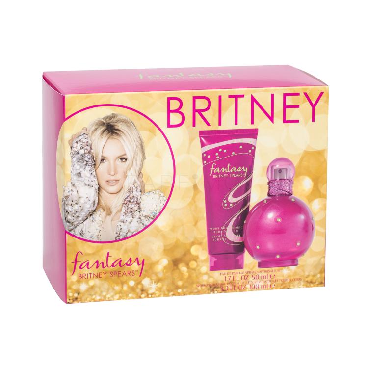 Britney Spears Fantasy Darilni set parfumska voda 50 ml + krema za telo 100 ml