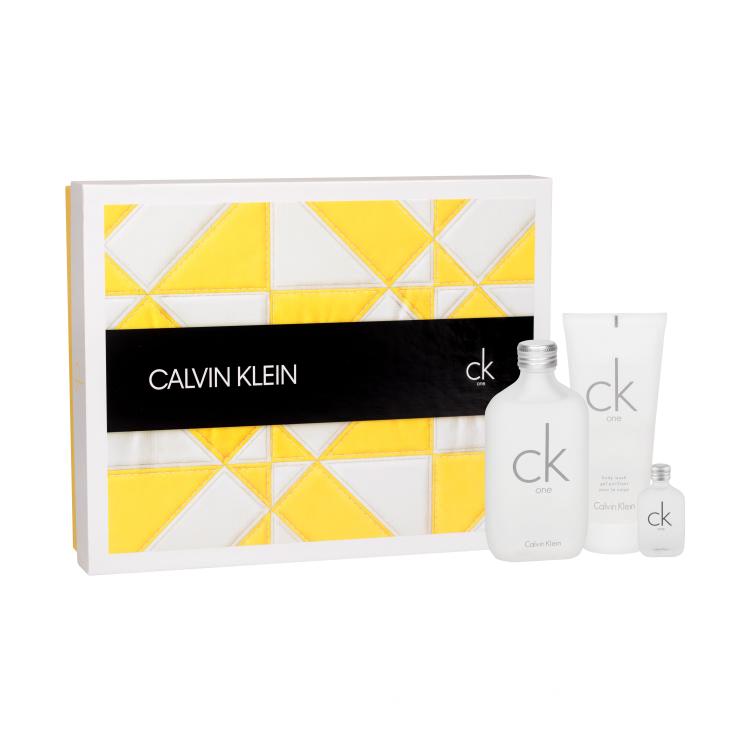 Calvin Klein CK One Darilni set toaletna voda 100 ml + toaletna voda 10 ml + gel za prhanje 100 ml