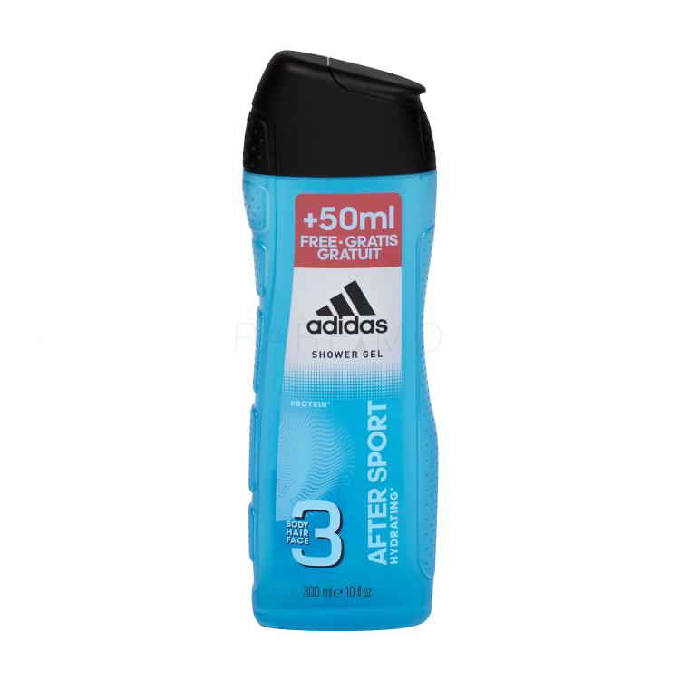 Adidas 3in1 After Sport Gel za prhanje za moške 300 ml