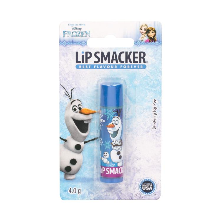 Lip Smacker Disney Frozen Olaf Balzam za ustnice za otroke 4 g Odtenek Blueberry Icy Pop