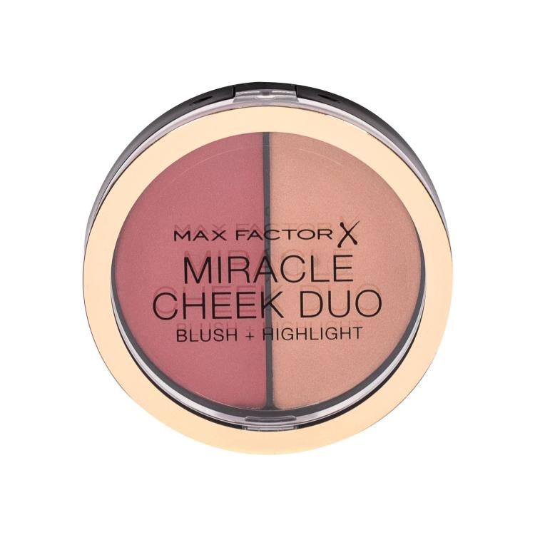 Max Factor Miracle Cheek Duo Rdečilo za obraz za ženske 11 g Odtenek 30 Dusky Pink &amp; Copper