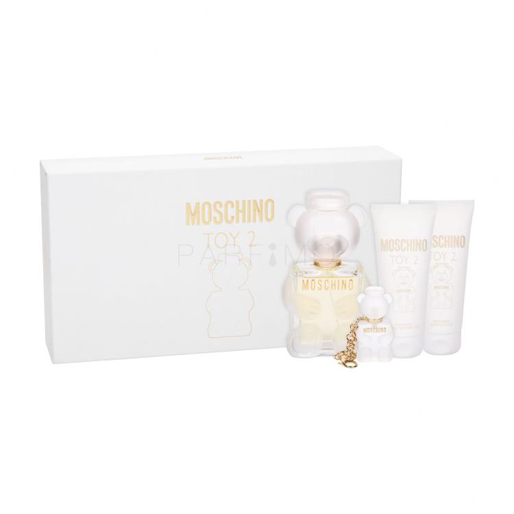 Moschino Toy 2 Darilni set parfumska voda 100 ml + losjon za telo 100 ml + gel za prhanje 100 ml + obesek za ključe