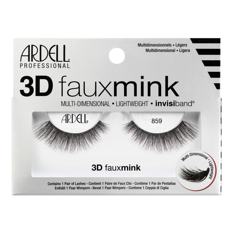 Ardell 3D Faux Mink 859 Umetne trepalnice za ženske 1 kos Odtenek Black