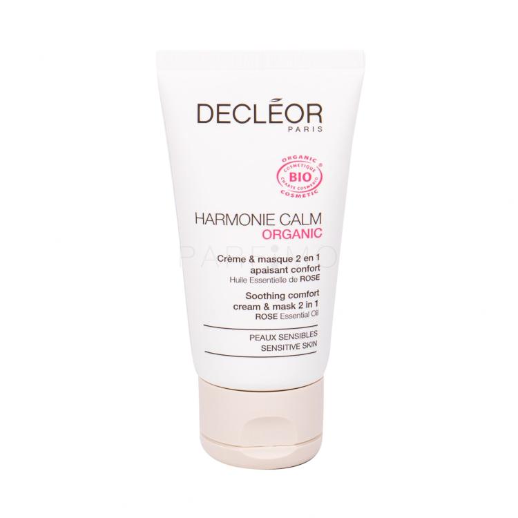 Decleor Harmonie Calm Organic Cream &amp; Mask Dnevna krema za obraz za ženske 50 ml