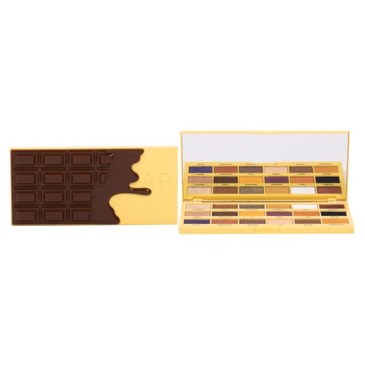 I Heart Revolution Chocolate Eyeshadow Palette Senčilo za oči za ženske 18 g Odtenek Creme Brulée