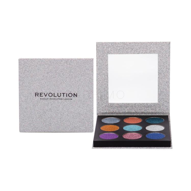 Makeup Revolution London Pressed Glitter Senčilo za oči za ženske 13,5 g Odtenek Illusion