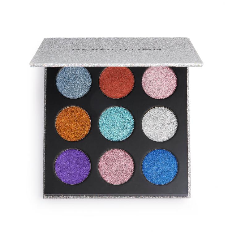 Makeup Revolution London Pressed Glitter Senčilo za oči za ženske 13,5 g Odtenek Illusion