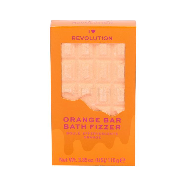 I Heart Revolution Chocolate Kopalna bombica za ženske 110 g Odtenek Orange