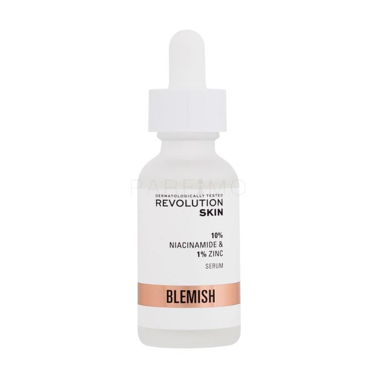 Revolution Skincare Blemish 10% Niacinamide + 1% Zinc Serum za obraz za ženske 30 ml