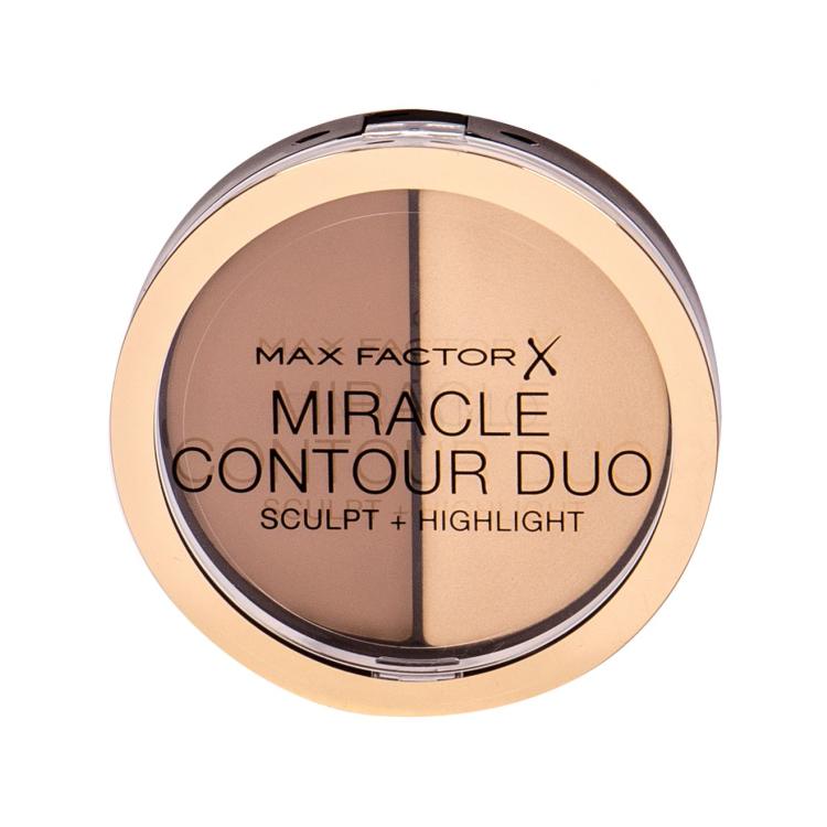 Max Factor Miracle Contour Duo Bronzer za ženske 11 g Odtenek Light/Medium