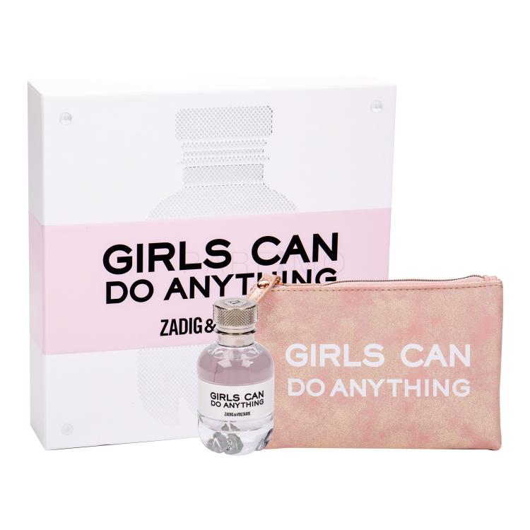 Zadig &amp; Voltaire Girls Can Do Anything Darilni set parfumska voda 50 ml + kozmetična torbica