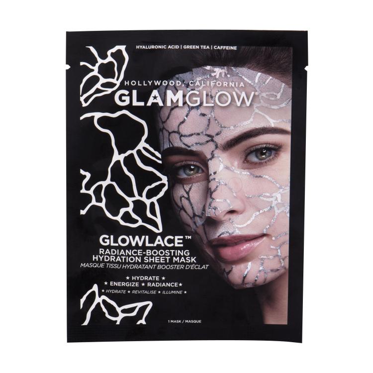 Glam Glow Glowlace Radiance-Boosting Hydration Maska za obraz za ženske 1 kos
