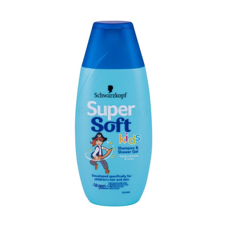 Schwarzkopf Super Soft Kids Shampoo &amp; Shower Gel Šampon za otroke 250 ml