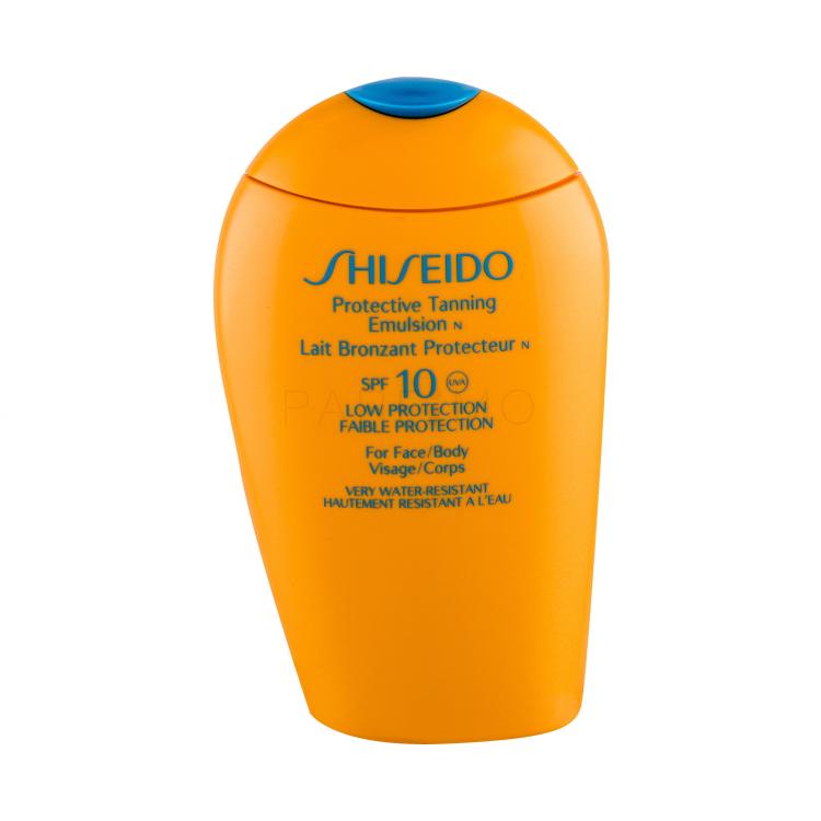 Shiseido Protective Tanning SPF10 Zaščita pred soncem za telo za ženske 150 ml