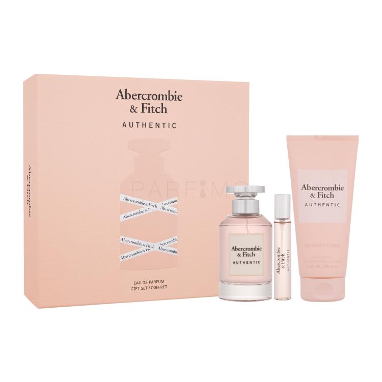 Abercrombie &amp; Fitch Authentic Darilni set parfumska voda 100 ml + parfumska voda 15 ml + losjon za telo 200 ml