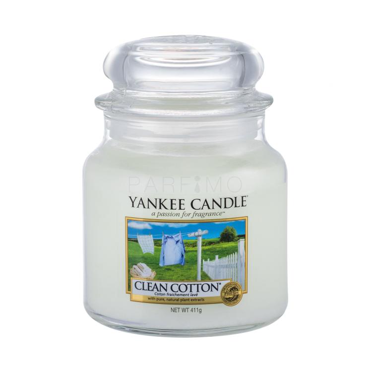 Yankee Candle Clean Cotton Dišeča svečka 411 g