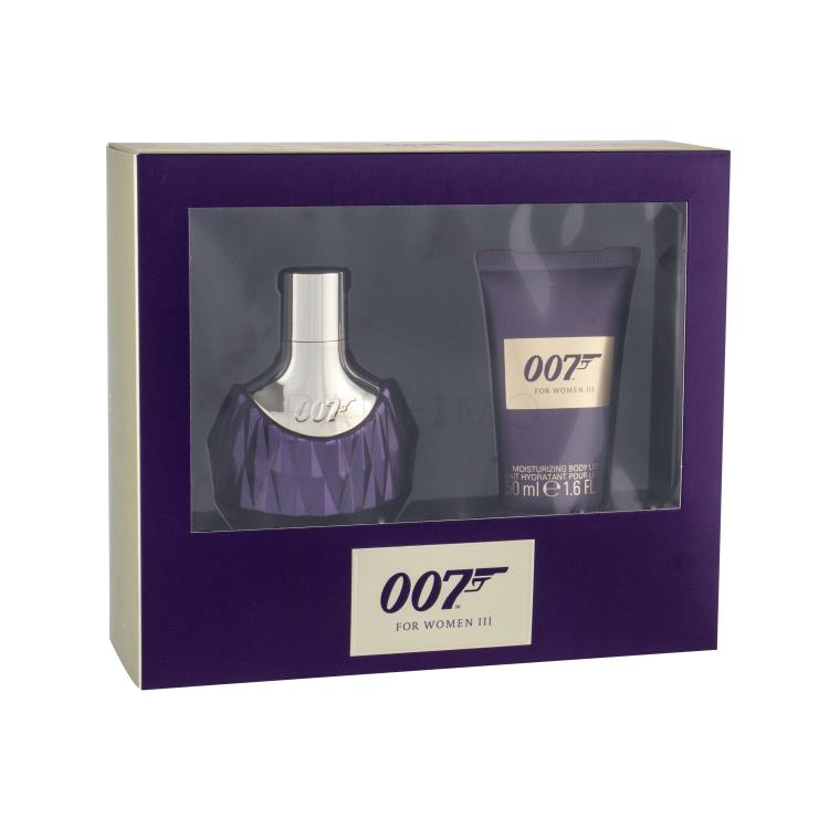 James Bond 007 James Bond 007 For Women III Darilni set parfumska voda 30 ml + losjon za telo 50 ml