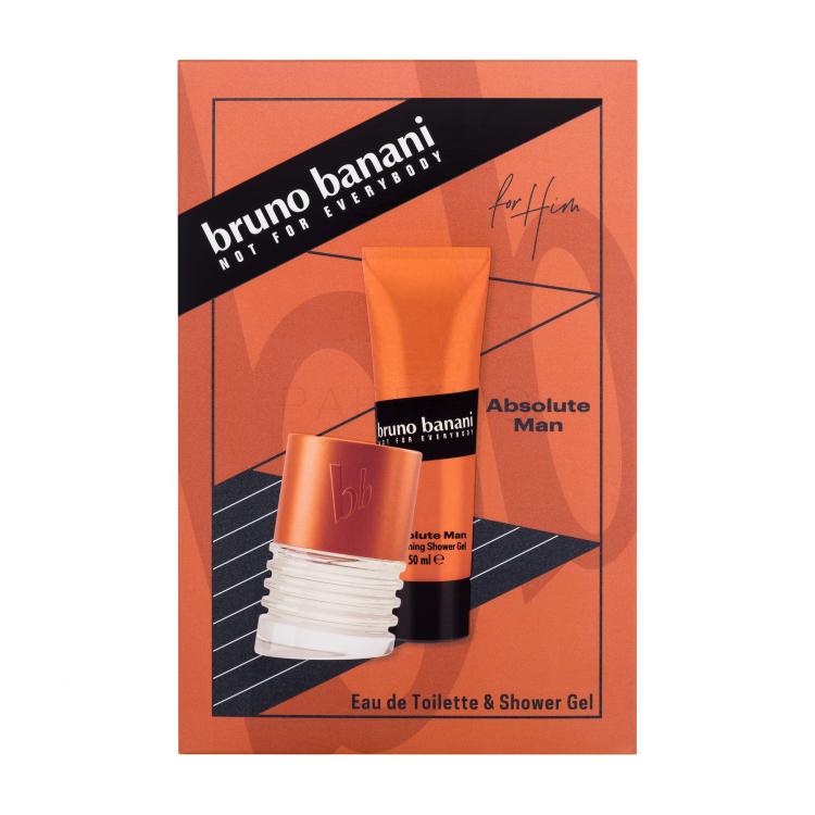 Bruno Banani Absolute Man Darilni set toaletna voda 30 ml + gel za prhanje 50 ml