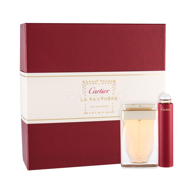 Cartier La Panthère Darilni set parfumska voda 75 ml + parfumska voda 15 ml