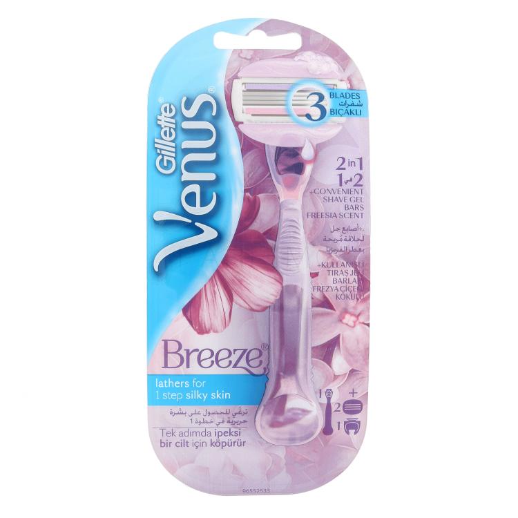 Gillette Venus Breeze Brivnik za ženske 1 kos poškodovana embalaža