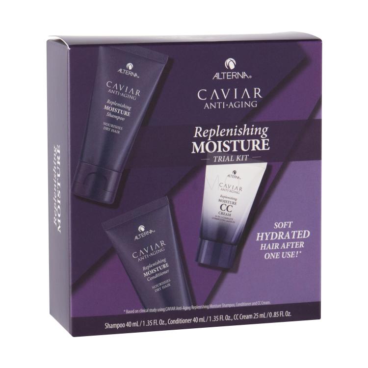 Alterna Caviar Anti-Aging Replenishing Moisture Darilni set šampon 40 ml + balzam 40 ml + CC krema 25 ml