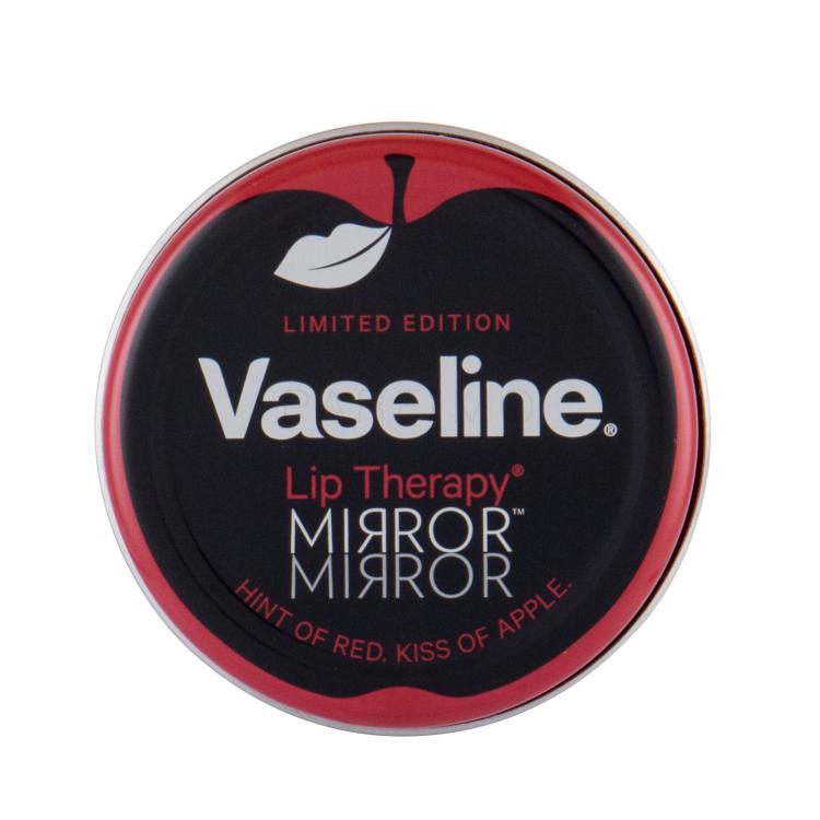 Vaseline Lip Therapy Mirror Balzam za ustnice za ženske 20 g Odtenek Hint Of Red, Kiss Of Apple