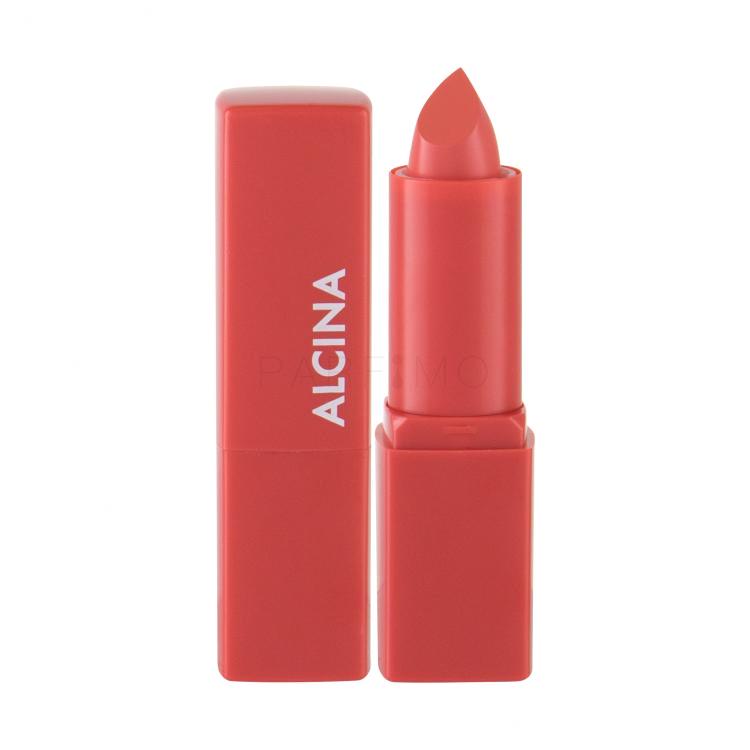 ALCINA Pure Lip Color Šminka za ženske 3,8 g Odtenek 04 Poppy Red