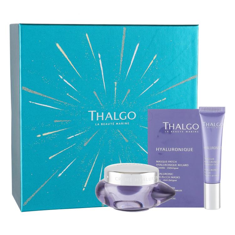 Thalgo Hyaluronique Darilni set dnevna krema za obraz 50 ml + serum za obraz 20 ml + maska za obraz 4,5 ml