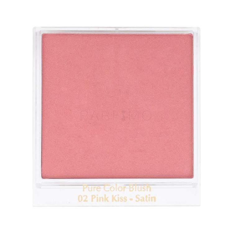 Estée Lauder Pure Color Rdečilo za obraz za ženske 7 g Odtenek 02 Pink Kiss Satin tester