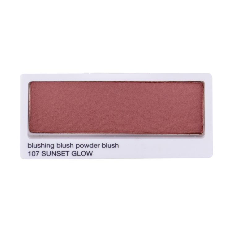 Clinique Blushing Blush Rdečilo za obraz za ženske 6 g Odtenek 107 Sunset Glow tester