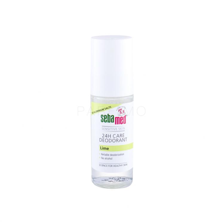 SebaMed Sensitive Skin 24H Care Lime Deodorant za ženske 50 ml
