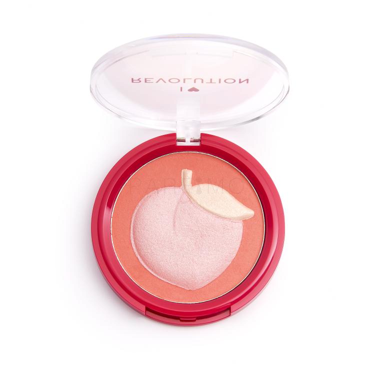 I Heart Revolution Fruity Blusher Rdečilo za obraz za ženske 9,2 g Odtenek Peach