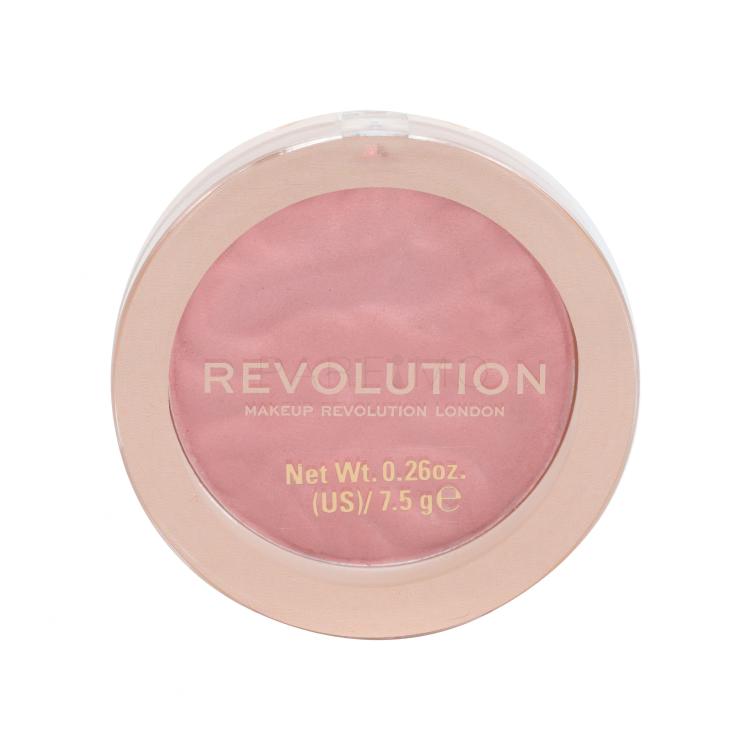 Makeup Revolution London Re-loaded Rdečilo za obraz za ženske 7,5 g Odtenek Rhubarb &amp; Custard
