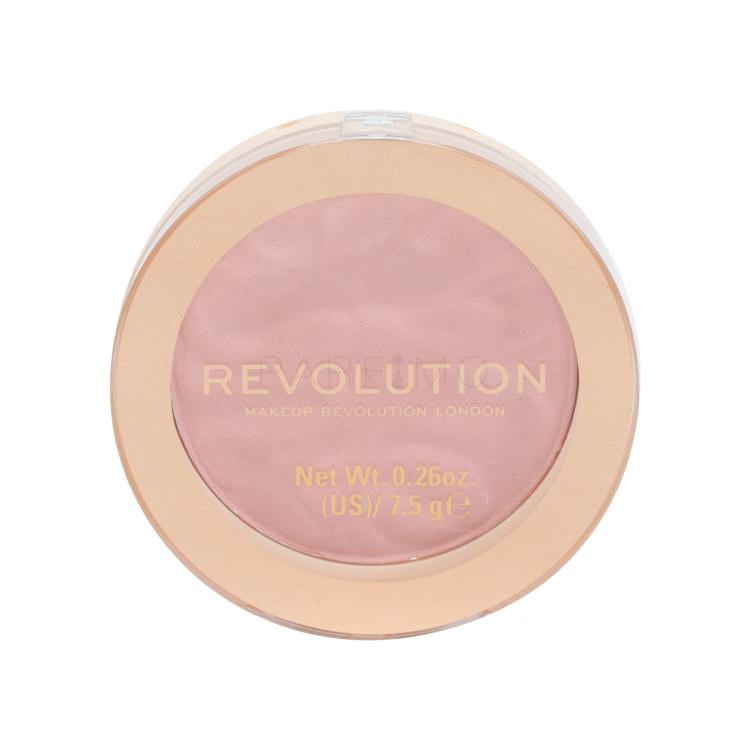 Makeup Revolution London Re-loaded Rdečilo za obraz za ženske 7,5 g Odtenek Peaches &amp; Cream