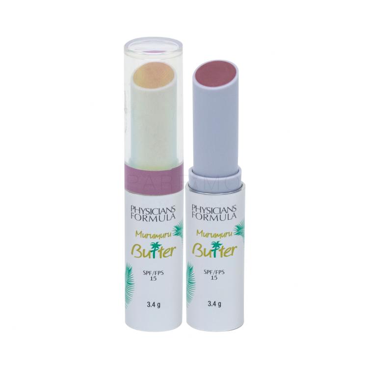 Physicians Formula Murumuru Butter Lip Cream SPF15 Balzam za ustnice za ženske 3,4 g Odtenek Mauvin´ To Brazil