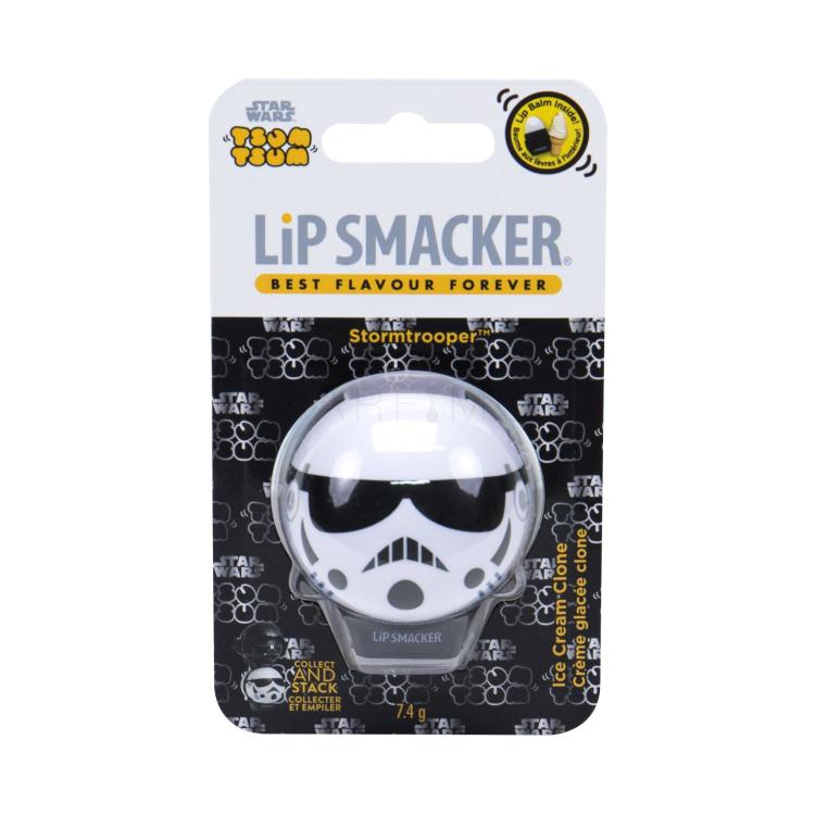 Lip Smacker Star Wars Stormtrooper Balzam za ustnice za otroke 7,4 g Odtenek Ice Cream Clone