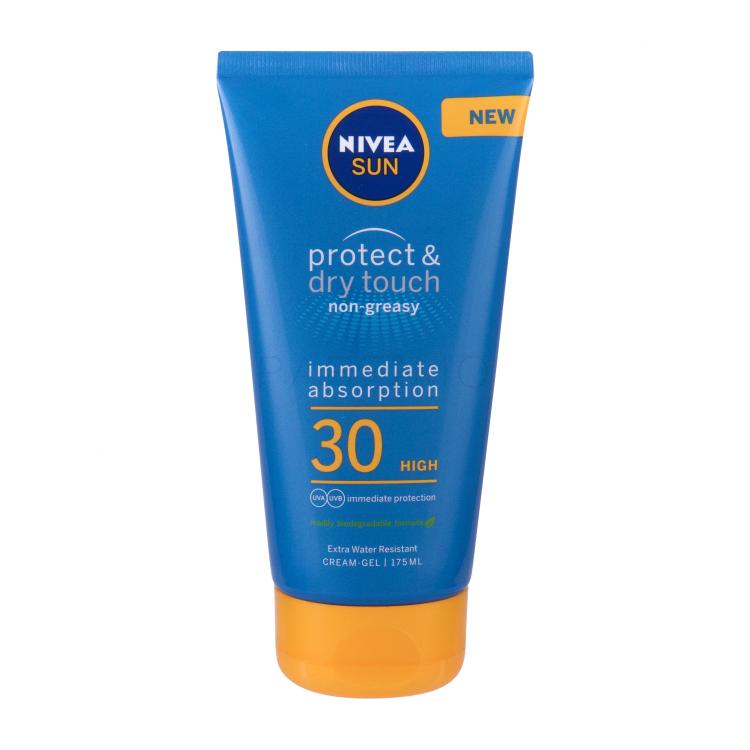 Nivea Sun Protect &amp; Dry Touch Non-Greasy Cream-Gel SPF30 Zaščita pred soncem za telo 175 ml