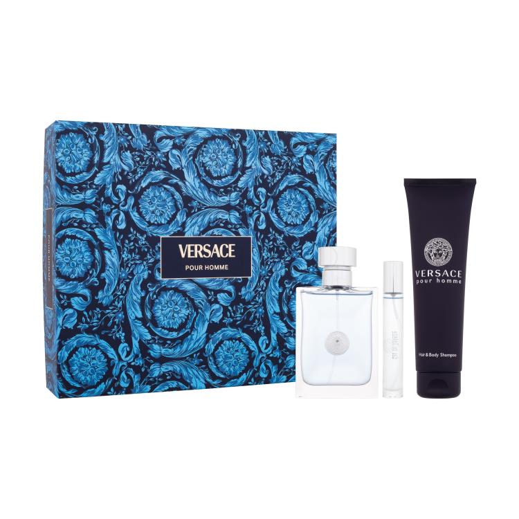 Versace Pour Homme Darilni set toaletna voda 100 ml + toaletna voda 10 ml + gel za prhanje 150 ml