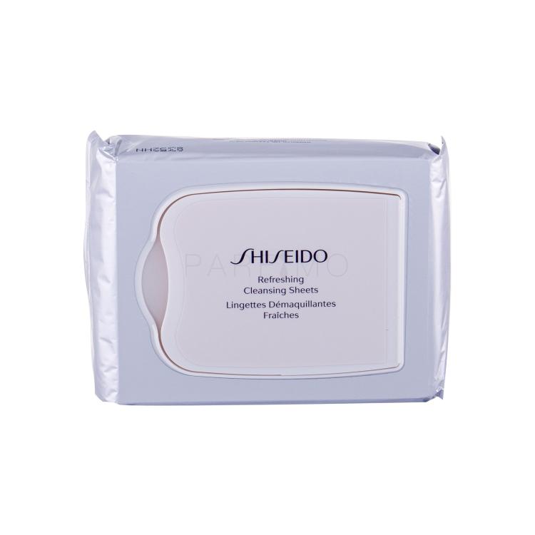 Shiseido Refreshing Cleansing Sheets Čistilni robčki za ženske 30 kos