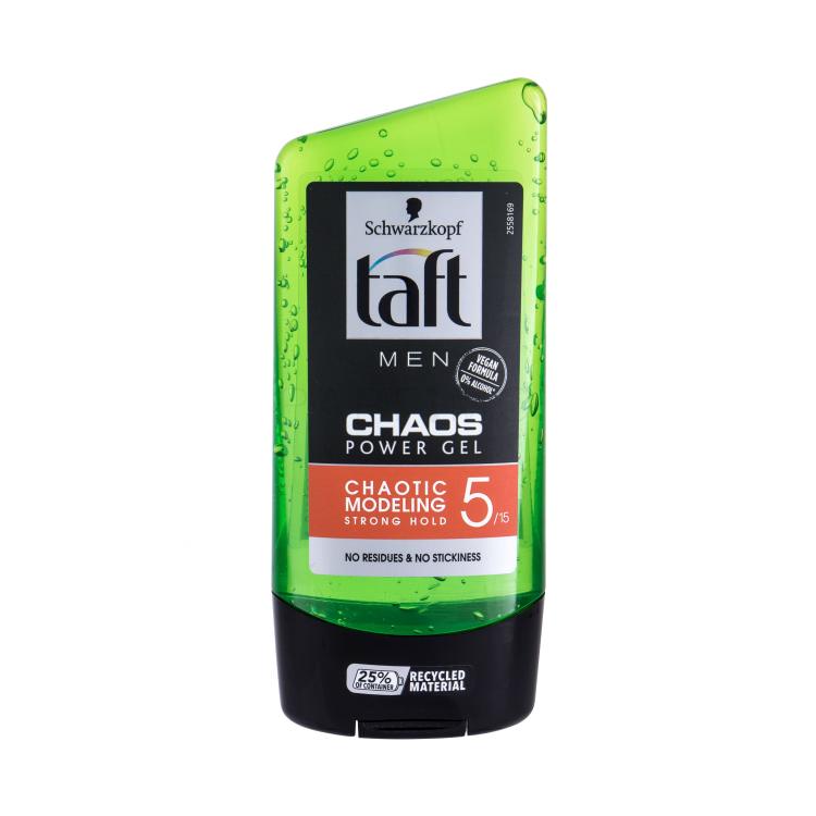 Schwarzkopf Taft Chaos Power Gel Gel za lase za moške 150 ml