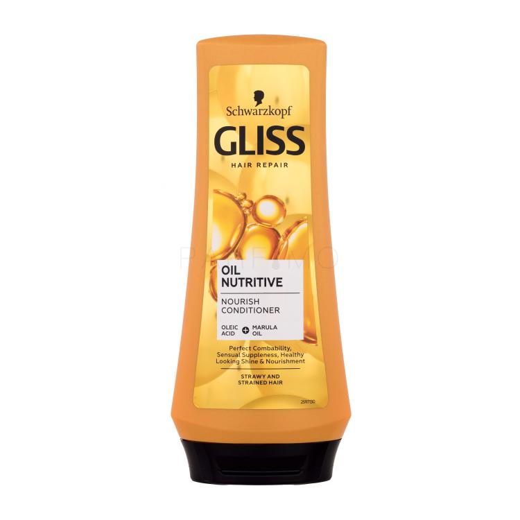 Schwarzkopf Gliss Oil Nutritive Conditioner Balzam za lase za ženske 200 ml