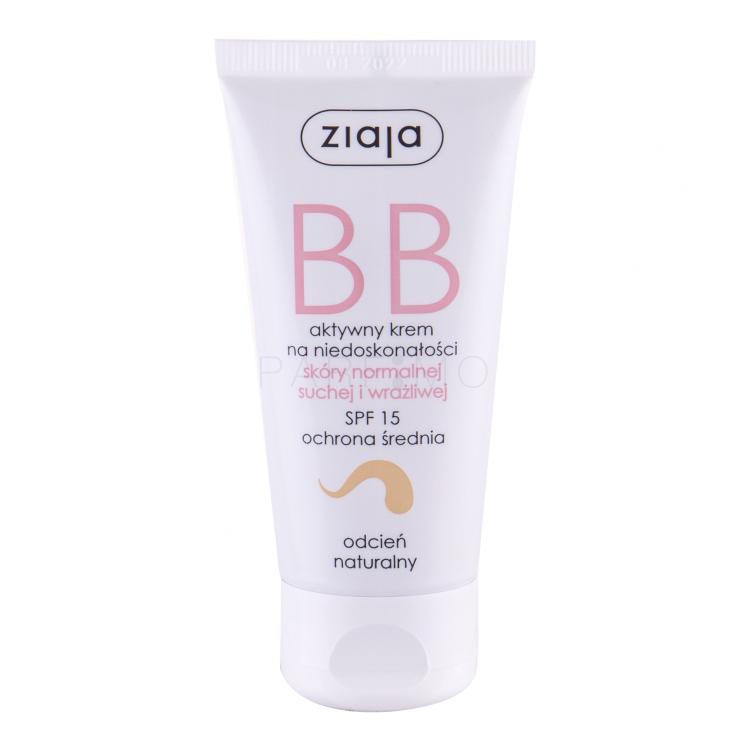 Ziaja BB Cream Normal and Dry Skin SPF15 BB krema za ženske 50 ml Odtenek Natural