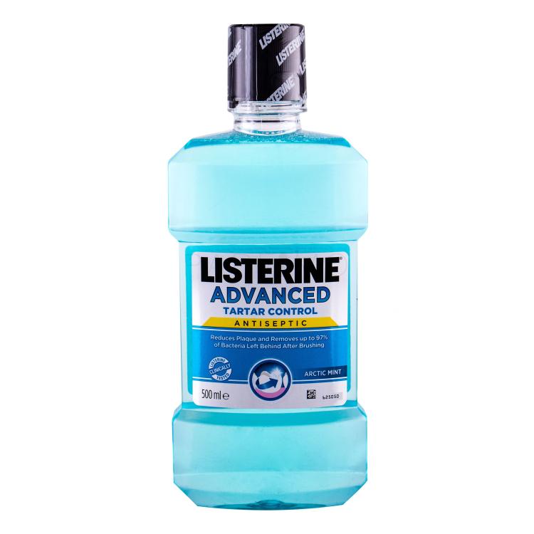 Listerine Advanced Tartar Control Arctic Mint Mouthwash Ustna vodica 500 ml
