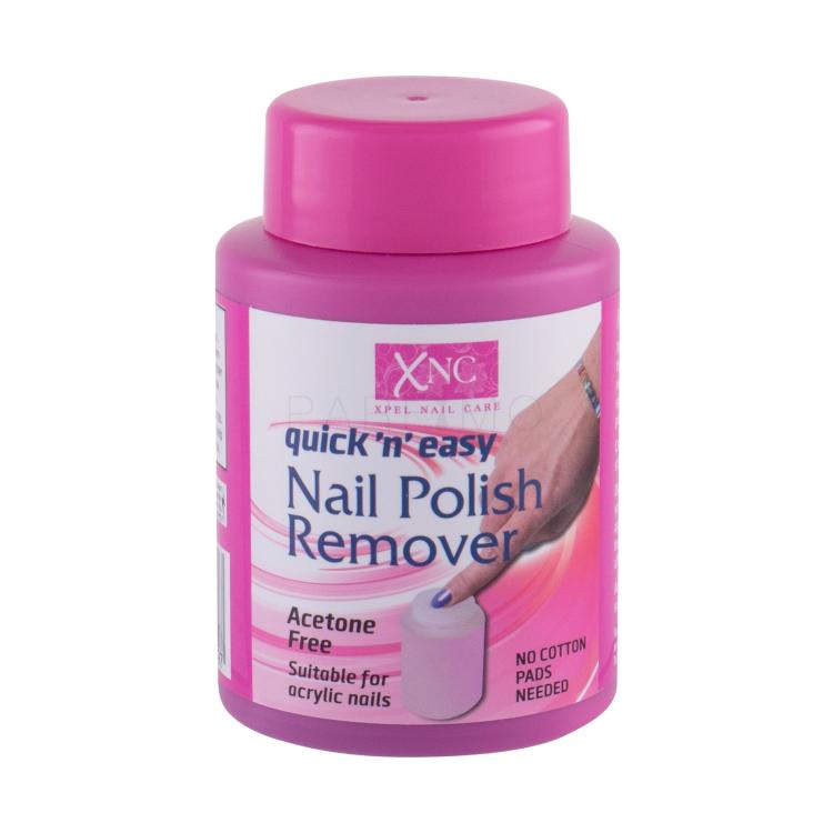 Xpel Nail Care Quick &#039;n&#039; Easy Acetone Free Odstranjevalec laka za nohte za ženske 75 ml